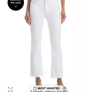 rag & bone Women's Flare White Jeans
